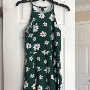 Floral print skater dress